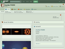 Tablet Screenshot of murdoc192000.deviantart.com