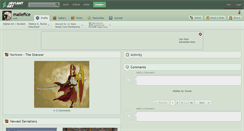 Desktop Screenshot of mallefice.deviantart.com