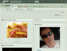 Tablet Screenshot of mczero.deviantart.com