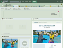 Tablet Screenshot of notear123.deviantart.com