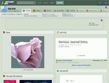 Tablet Screenshot of darstar.deviantart.com