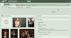 Desktop Screenshot of melle-luka.deviantart.com