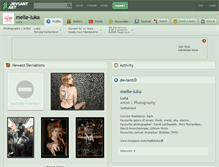 Tablet Screenshot of melle-luka.deviantart.com