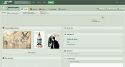 Desktop Screenshot of cello-is-love.deviantart.com