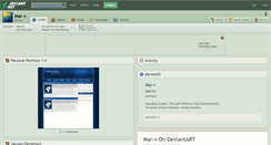 Desktop Screenshot of mar-v.deviantart.com