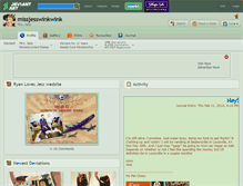 Tablet Screenshot of missjesswinkwink.deviantart.com