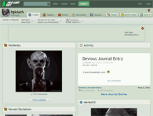 Tablet Screenshot of hpkluch.deviantart.com