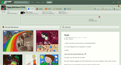 Desktop Screenshot of happyrainbowchild.deviantart.com