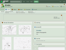 Tablet Screenshot of grrodon.deviantart.com