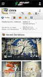 Mobile Screenshot of cimra.deviantart.com