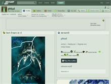 Tablet Screenshot of phlud.deviantart.com