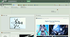 Desktop Screenshot of littleblackduck.deviantart.com