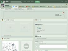Tablet Screenshot of kolplz.deviantart.com