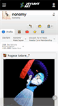 Mobile Screenshot of nonomy.deviantart.com