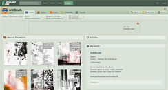 Desktop Screenshot of antibrush.deviantart.com