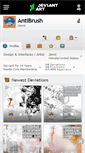 Mobile Screenshot of antibrush.deviantart.com