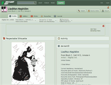 Tablet Screenshot of liedvon-nephilim.deviantart.com