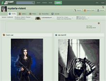 Tablet Screenshot of mysteria-violent.deviantart.com