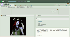 Desktop Screenshot of makibird.deviantart.com