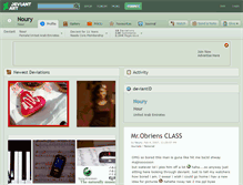 Tablet Screenshot of noury.deviantart.com
