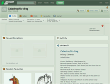 Tablet Screenshot of catastrophic-drag.deviantart.com