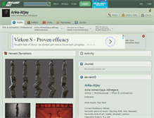 Tablet Screenshot of anka-atjay.deviantart.com