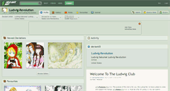 Desktop Screenshot of ludwig-revolution.deviantart.com