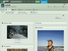Tablet Screenshot of anitasr.deviantart.com