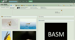 Desktop Screenshot of basm.deviantart.com