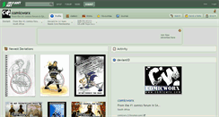 Desktop Screenshot of comicworx.deviantart.com