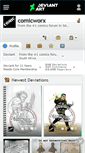 Mobile Screenshot of comicworx.deviantart.com