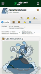 Mobile Screenshot of caramelmoose.deviantart.com