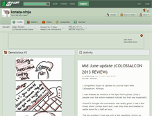 Tablet Screenshot of konata-ninja.deviantart.com