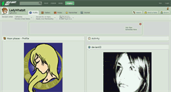 Desktop Screenshot of ladywhatsit.deviantart.com