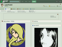 Tablet Screenshot of ladywhatsit.deviantart.com