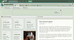Desktop Screenshot of fyrestorm58355.deviantart.com