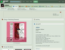 Tablet Screenshot of jakian.deviantart.com