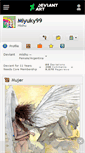 Mobile Screenshot of miyuky99.deviantart.com