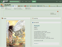 Tablet Screenshot of miyuky99.deviantart.com