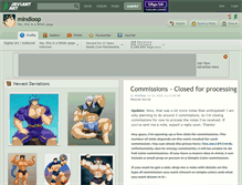 Tablet Screenshot of mindloop.deviantart.com
