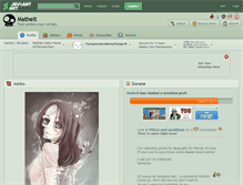 Tablet Screenshot of mathelt.deviantart.com