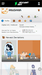 Mobile Screenshot of misssmish.deviantart.com