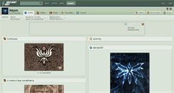 Desktop Screenshot of mayun.deviantart.com