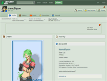 Tablet Screenshot of isamudyson.deviantart.com