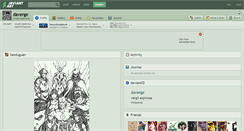 Desktop Screenshot of daverge.deviantart.com