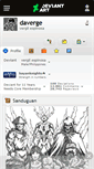 Mobile Screenshot of daverge.deviantart.com