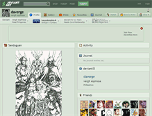 Tablet Screenshot of daverge.deviantart.com