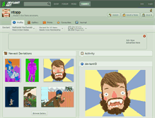 Tablet Screenshot of ntopp.deviantart.com