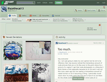 Tablet Screenshot of blazethecat13.deviantart.com