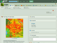 Tablet Screenshot of djqazi.deviantart.com